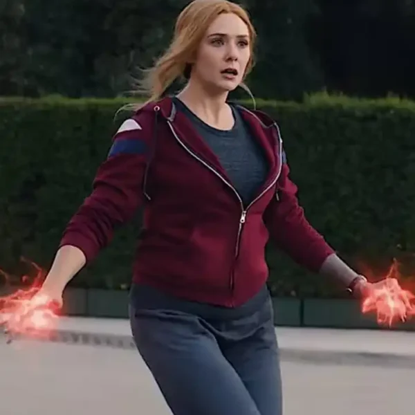 WandaVision Wanda Maximoff Red Hoodie