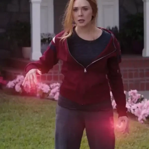 WandaVision Wanda Maximoff Red Hoodie