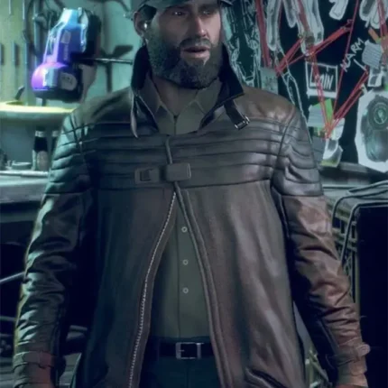 Watch Dogs Legion Bloodline Aiden Pearce Leather Coat