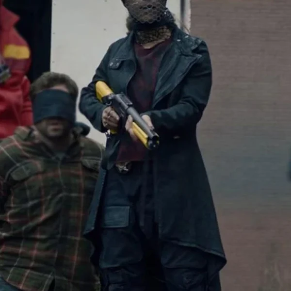 Jessica Camacho Watchmen Black Leather Coat