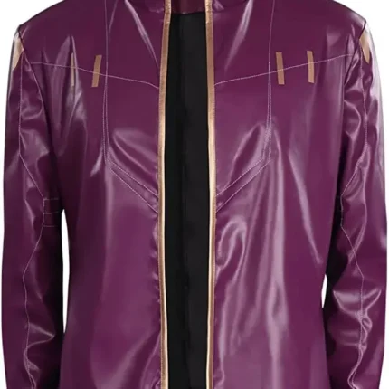 What If 2021 Star Lord Purple Leather Costume Jacket