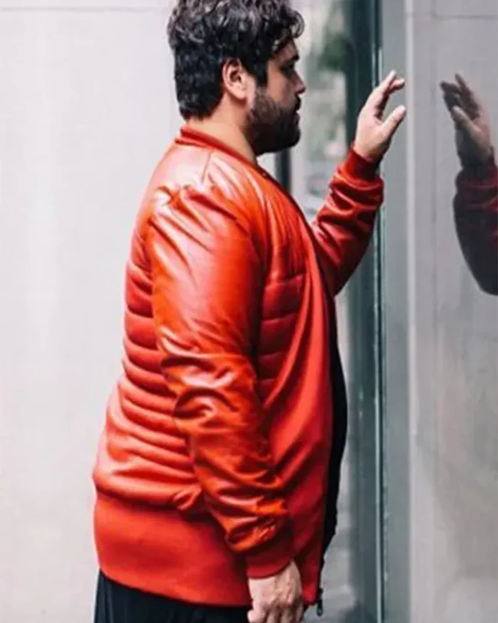 What We Do In The Shadows Harvey Guillén Red Bomber Jacket