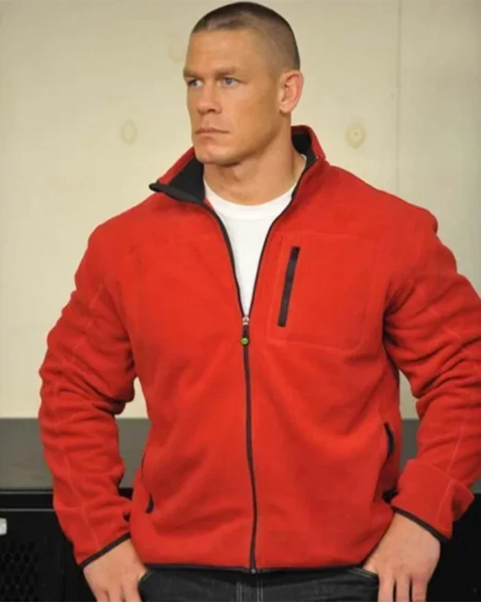 Wrestler John Cena Red Jacket