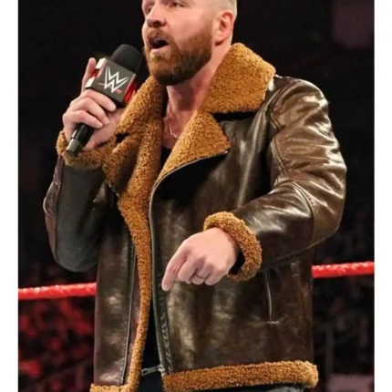 WWE Dean Ambrose Brown Leather Jacket