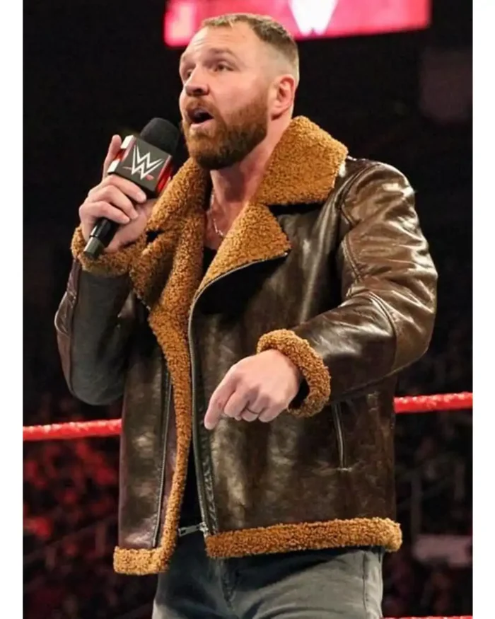 WWE Dean Ambrose Brown Leather Jacket