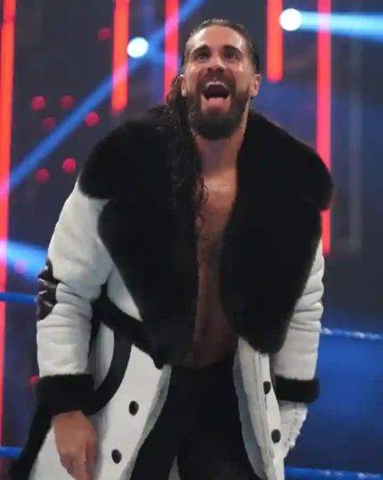 WWE Raw Seth Rollins White Coat