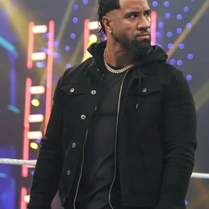 WWE Smackdown Jey USO Black Cotton Jacket