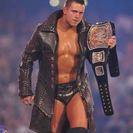 WWE The Miz Studded Black Coat