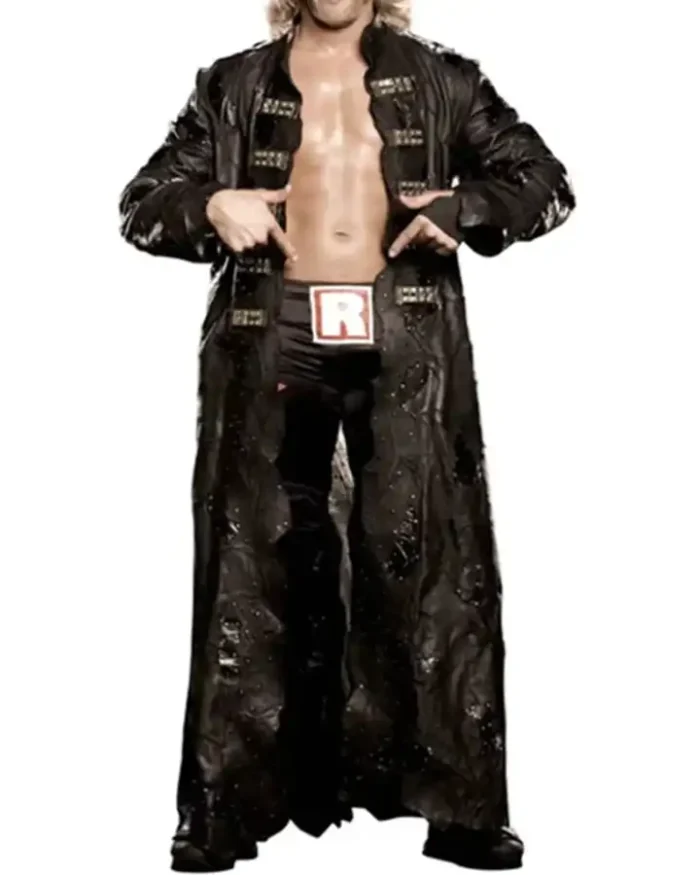 WWE Wrestler Mattel Edge Elite Black Leather Coat