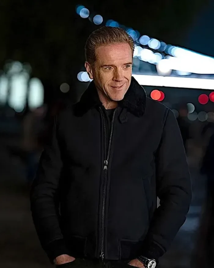 Billions S07 Bobby Axelrod Bomber Black Jacket