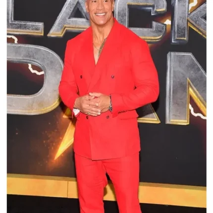 Black Adam Dwayne Johnson Red Suit