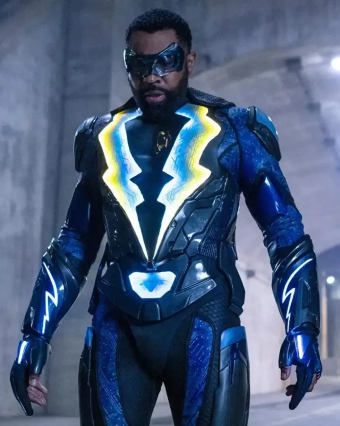 Black Lightning Jefferson Pierce Cosplay Leather Jacket