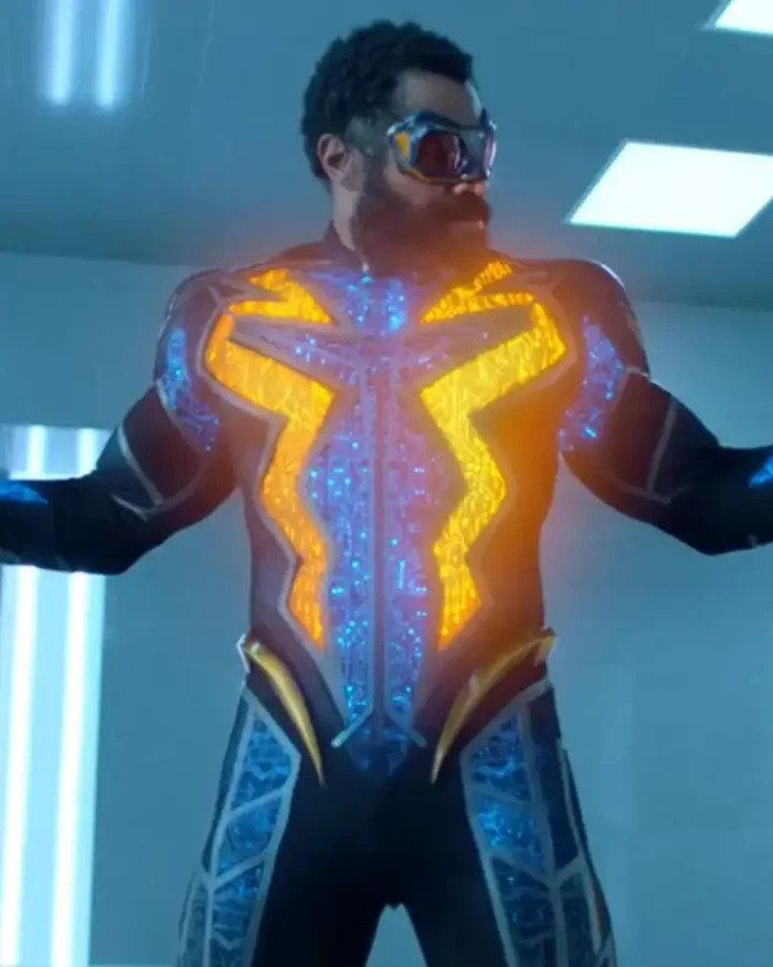 Black Lightning Jefferson Pierce Cosplay Leather Jacket