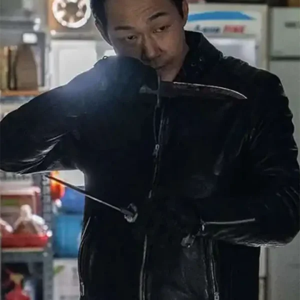  Bloodhounds 2023 Myung-gil Black Leather Jacket