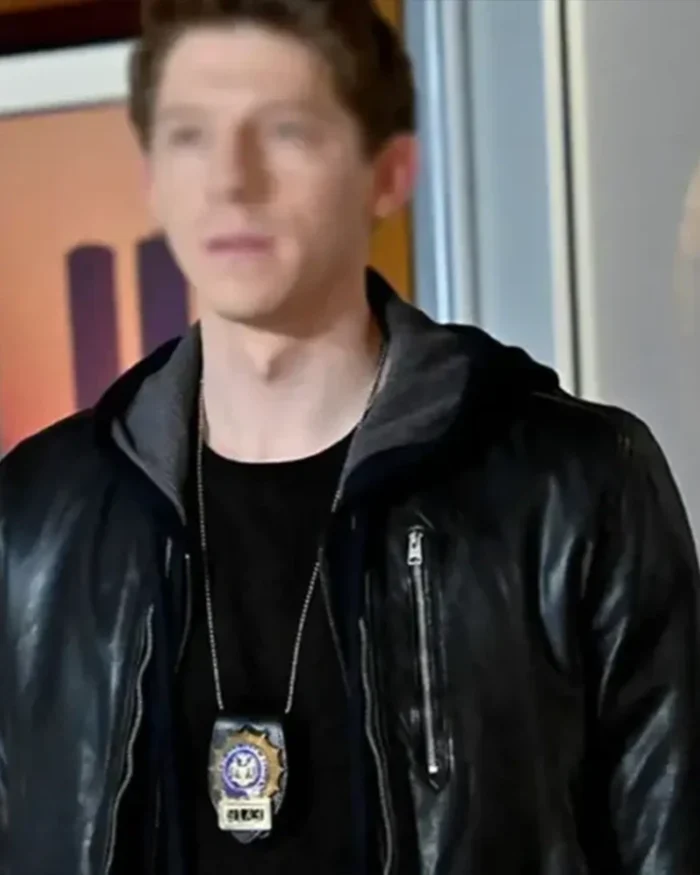 Blue Bloods Will Hochman Black Bomber Jacket