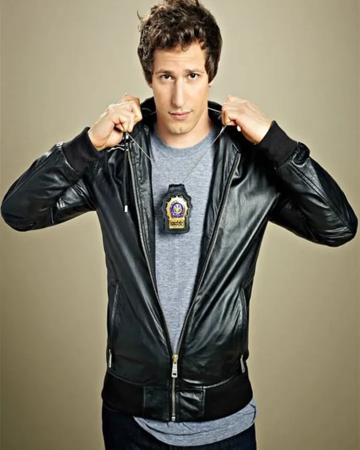 Andy Samberg Brooklyn Nine-Nine Bomber Leather Jacket