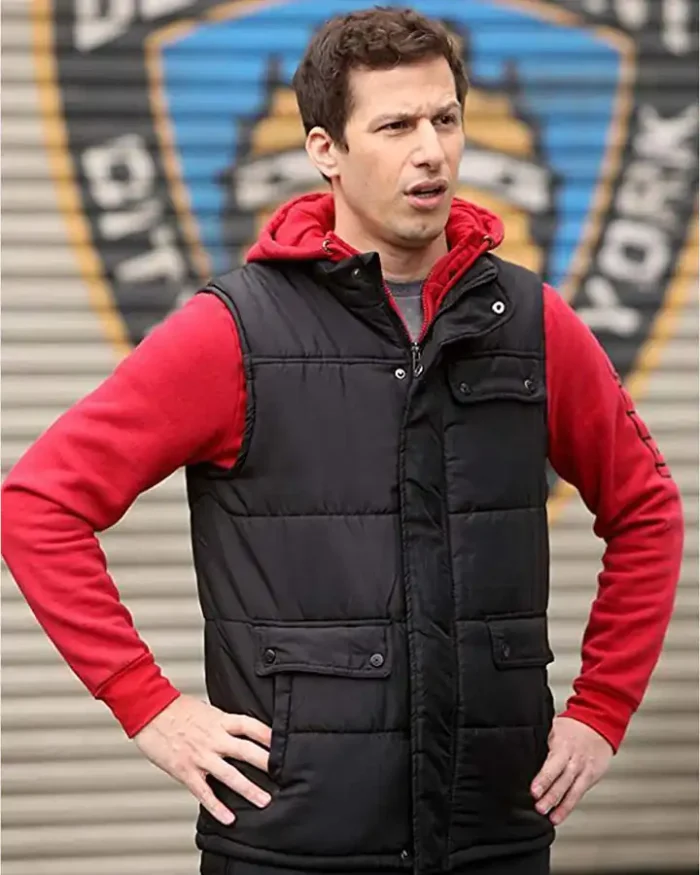 Brooklyn Nine-Nine Jake Peralta Puffer Black Vest