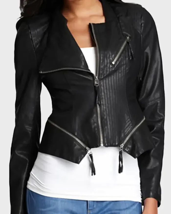 Brooklyn Nine-Nine S01 E01 Rosa Diaz Black Leather Jacket