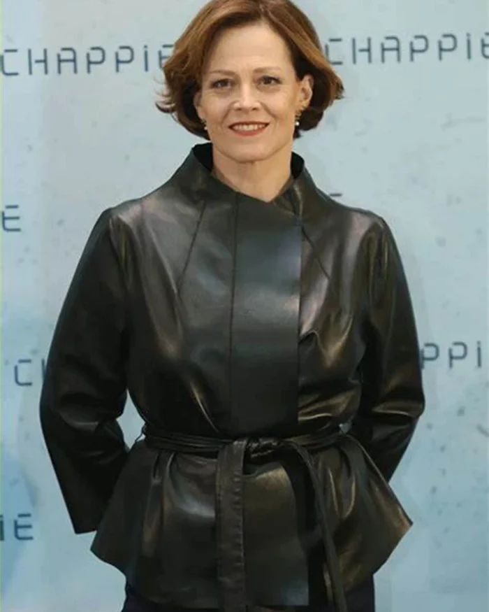 Chappie Michelle Bradley Black Leather Jacket