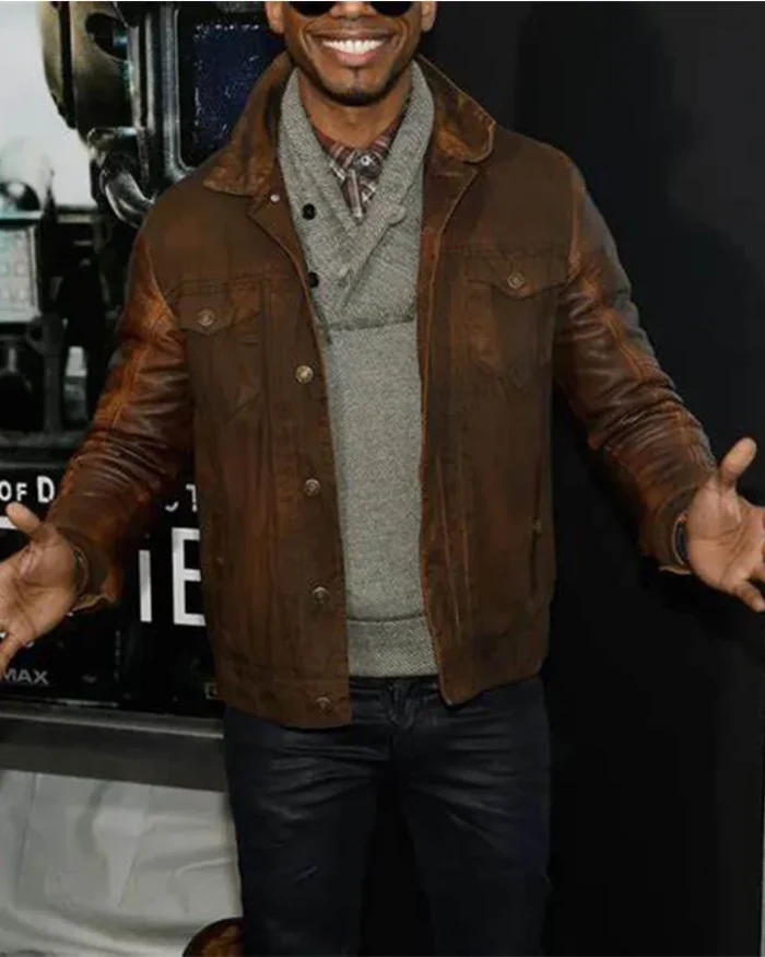 Eric West Chappie Brown Leather Jacket