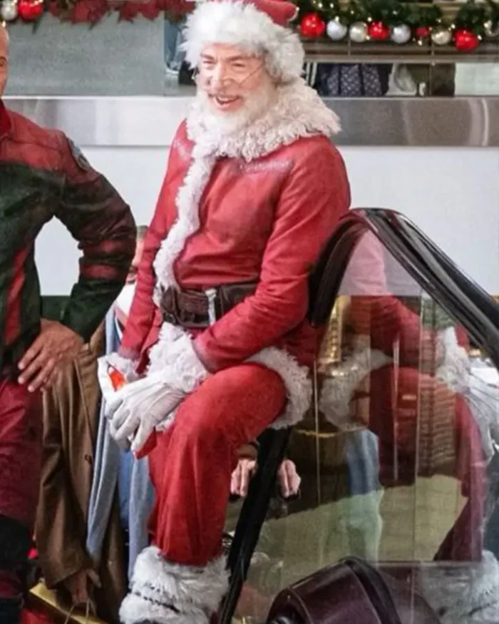 Red One JK Simmons Santa Claus Suede Jacket