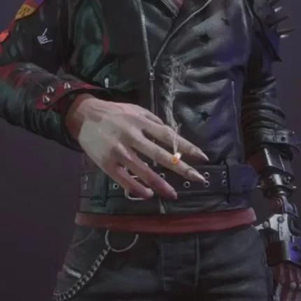 Cyberpunk 2077 Dracula Black Studded Jacket