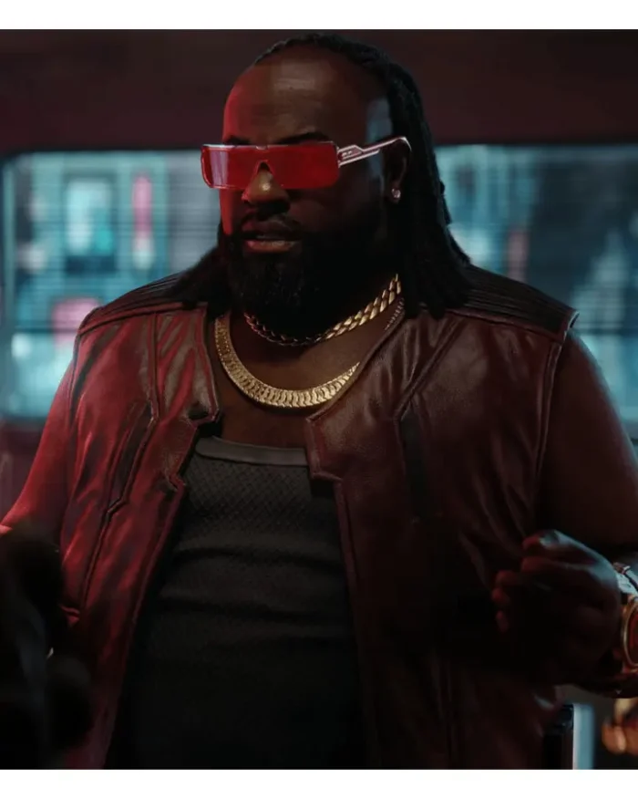 Dexter DeShawn Cyberpunk 2077 Leather Vest