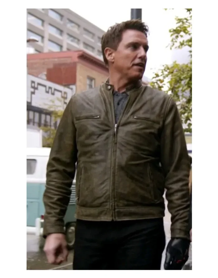 DCs Legends Of Tomorrow Malcolm Merlyn Brown Leather Jacket