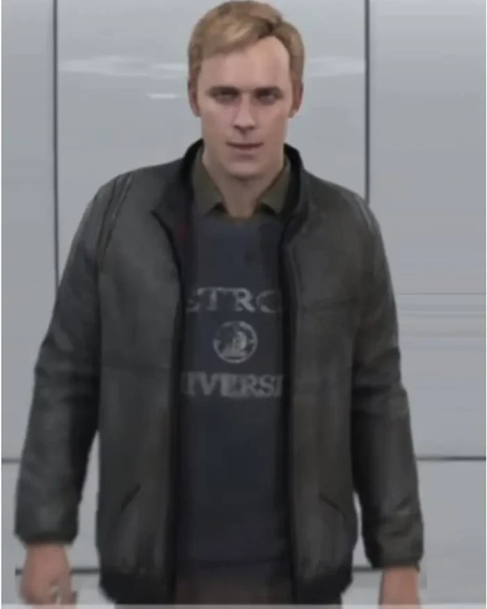 Simon Jericho Detroit Become Human Bomber Leather Jacket