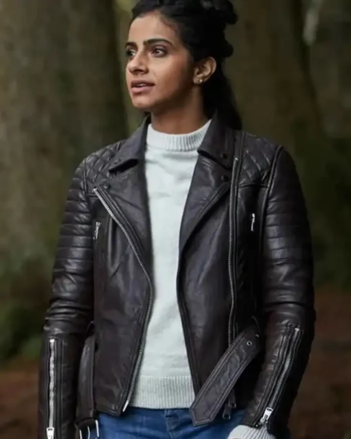 Doctor Who Season 11 Yasmin Khan Black Biker Jacket