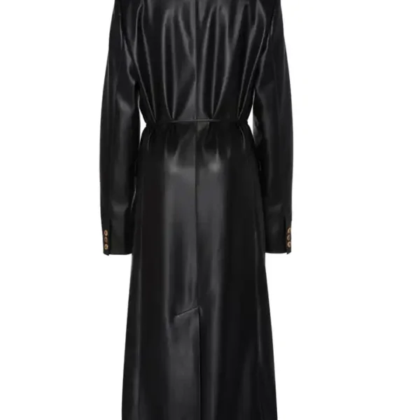 Dynasty S03 Ep16 Elizabeth Gillies Black Double Breasted Coat