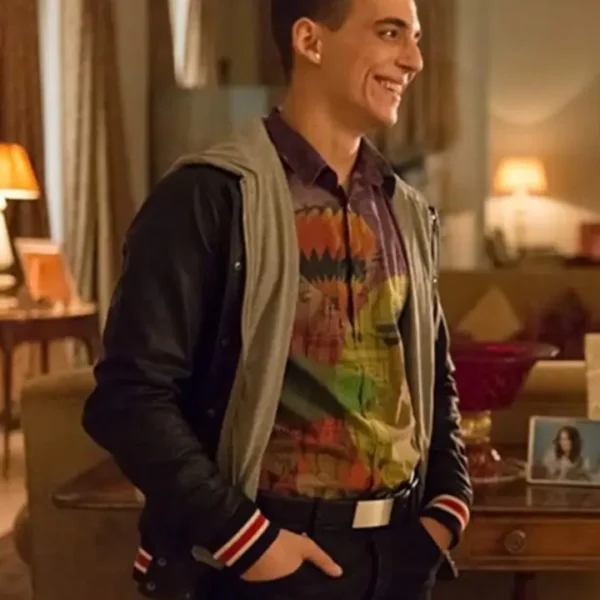 Christian Elite Leather Bomber Jacket