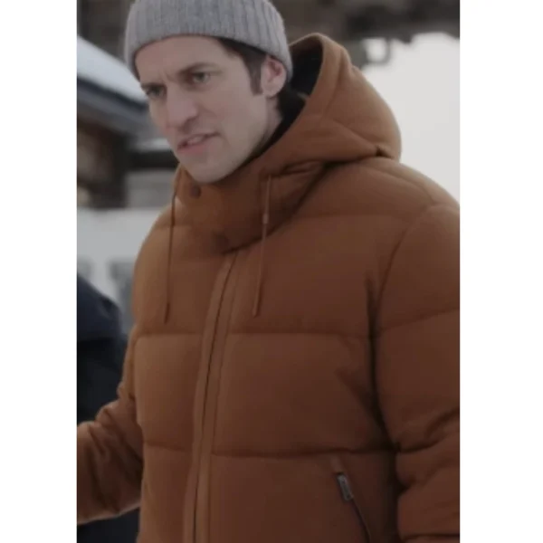 Gabriel Emily in Paris S04 Brown Puffer Jacket