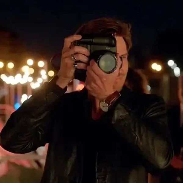 Lucas Bravo Emily In Paris S02 Leather Jacket