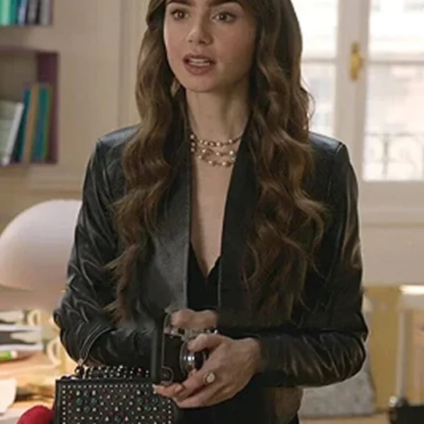 Emily In Paris Emily Cooper Black Jacket