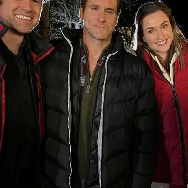 Everything Christmas 2023 Matt Wells Black Puffer Jacket