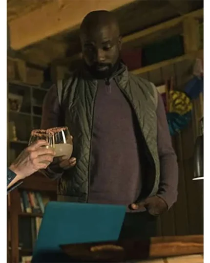 Mike Colter Evil Season 3 Green Vest