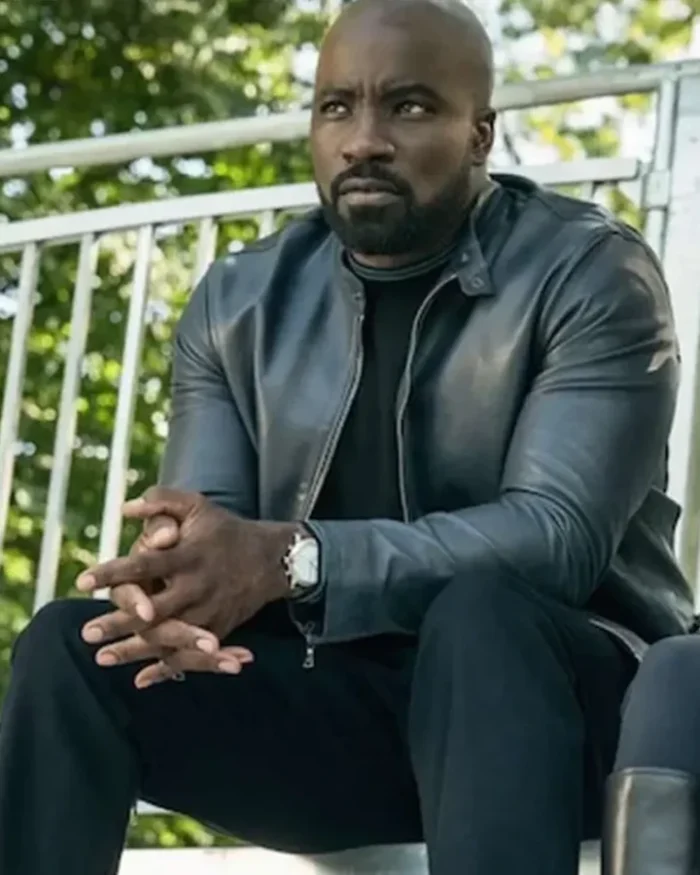 Evil Mike Colter Black Leather Jacket