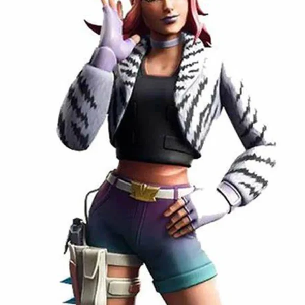 Fortnite Wilde Black and White Jacket