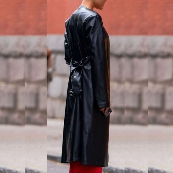 Gossip Girl Julien Calloway Black Trench Coat