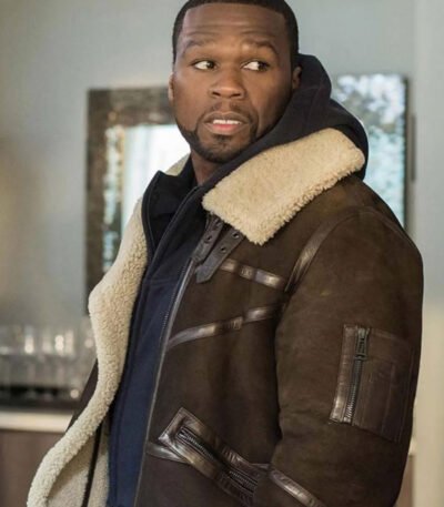50 Cent Power Shearling Leather Jacket