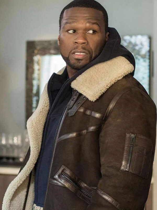 50 Cent Power Shearling Leather Jacket