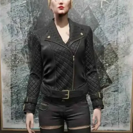 GTA 6 Female Protagonist Biker Leather Jacket