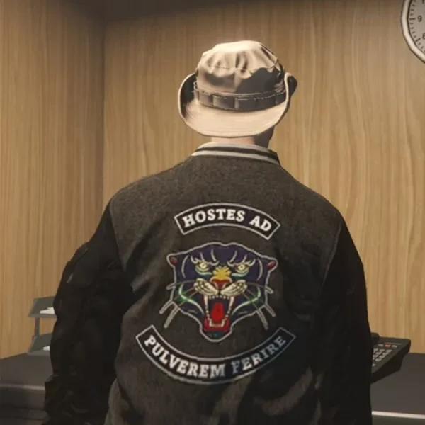 GTA VI Panther Varsity Bomber Letterman Jacket
