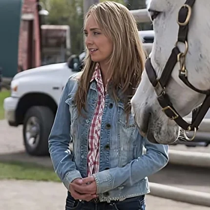 TV Series Heartland Amber Marshall Blue Jacket