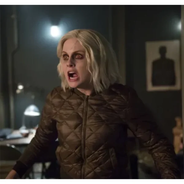 Olivia Moore Izombie Puffer Bomber Jacket