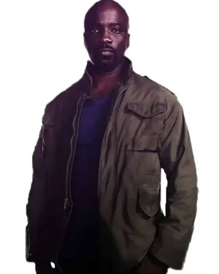 Mike Colter Jessica Jones Brown Field Jacket