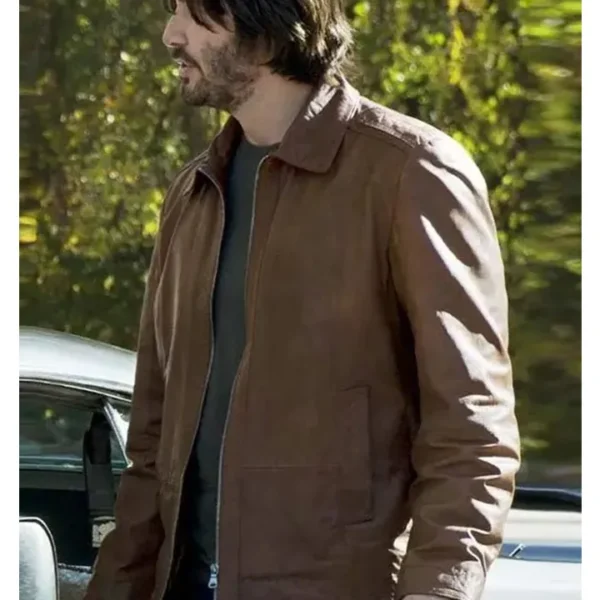 John Wick Movie Brown Leather Jacket