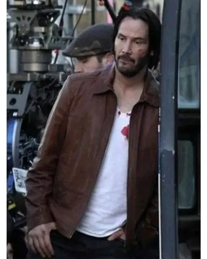 John Wick Movie Brown Leather Jacket