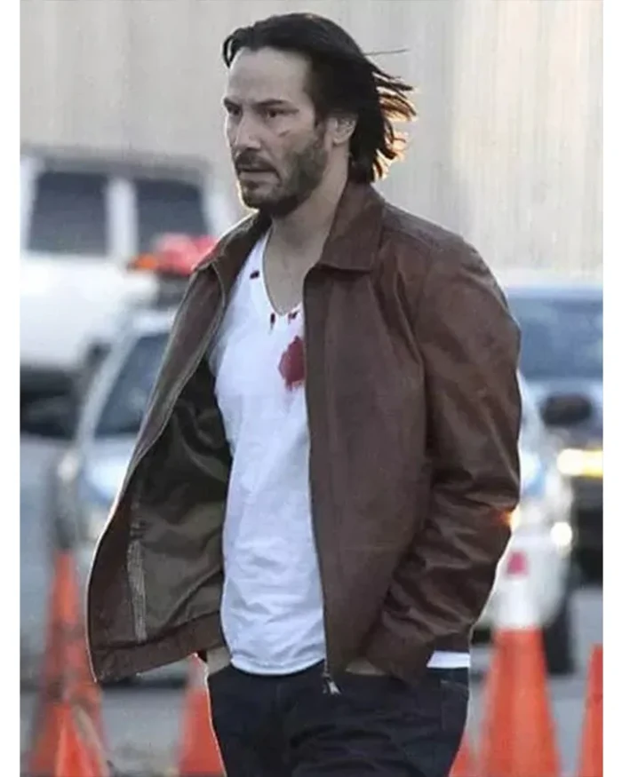 John Wick Movie Brown Leather Jacket